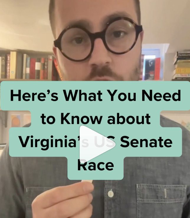 Man talks about what voters need to know about Virginia's US Senate race
